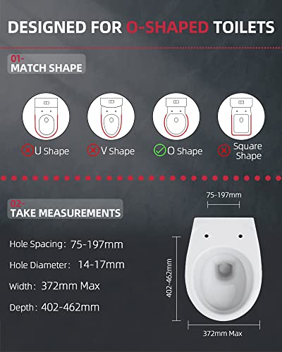 Rainsworth Copriwater Tavoletta WC Universale, a