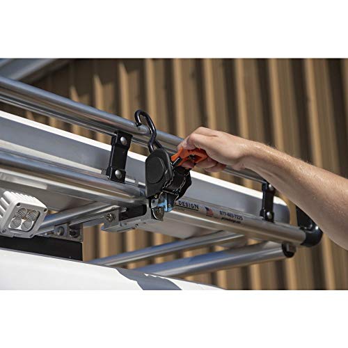 Prime Design Acc-8000 Heavy Duty Retractable Ratchet Tie-Down For Alurack And Base Side Ergorack #TOP5