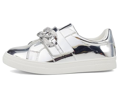 NINA Girl's Emaleigh (Toddler/Little Kid/Big Kid) Silver Metallic 13 Little Kid M4