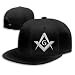 Adjustable Baseball Hat Trucker Hat Unisex/Men/Women - Freemason Logo Square And Compass 1