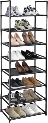 Meuble à chaussures polyvalent 8 niveaux pour économiser de l'espace - 2