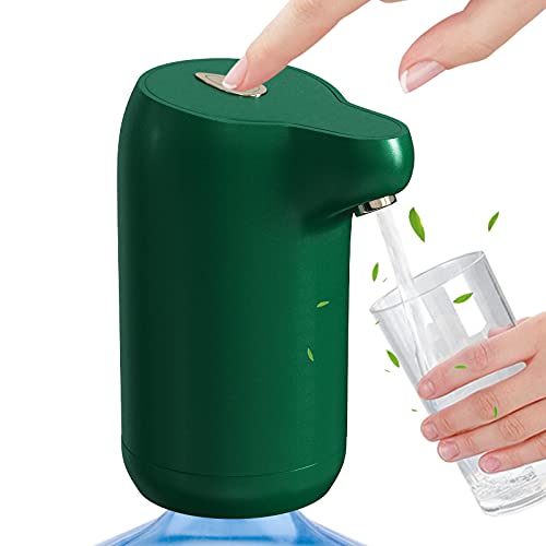 Water Dispenser for 5 Gallon,YOMYM Water Bottle Pump,Automatic Water Bottle Dispenser,Integrated Water Pump for 5 Gallon Bottle with USB Charging,Portable Electric Water Dispenser