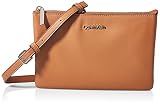 CK MUST EW DBL CPT XBODY Calvin Klein Damen Ck Must Ew Dbl CPT Xbody Crossovers, braun, Medium