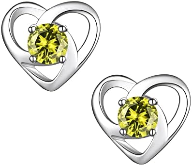Suplight 925 Sterling Silver Claddagh Celtic Heart Stud Earrings, Dainty Tiny Irish Celtic Knot Jewelry for Women Girls (with Gift Box)
