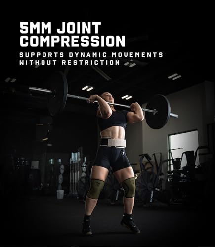 Image of Gymreapers 5MM Knee Sleeves for Weightlifting, Squats, Powerlifting, and Functional Training - Compression Knee Support for Men & Women - Joint Protection & Recovery - Pair
