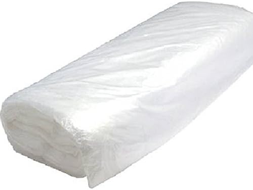 Equip247uk POLYTHENE DUST Sheet Waterproof Protects Against Paint Spills, Dirt & DUST (1, 2M X 25M)