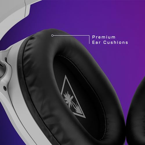 Turtle Beach Recon 70 White Wired Multiplatform Gaming Headset for PS5, PS4, Xbox Series X or S, Xbox One and Mobile with 3.5mm Wired Connection, Flip-to-Mute Mic, 40mm Speakers, Lightweight Design - Image 6