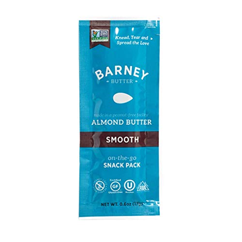 Barney Almond Butter Snack Pack, Smooth, Paleo Friendly, Keto, Non-Gmo, Skin-Free, 0.6 Ounce(Pack Of 24) #TOP1