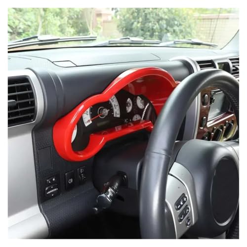 Accesorios interiores Toyota FJ Cruiser 2007-2021: marco de tablero de fibra de carbono 5