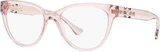 Versace VE3304-5339 Eyeglass Frame TRANSPARENT PINK w/DEMO LENS 53mm