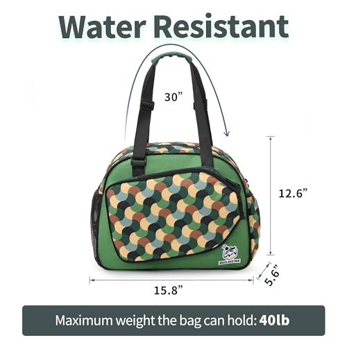 Image of Boulder Bee Pickleball Bags, Premium Pickleball Tote Bag for Girls, Women's Hand /Shoulder Gym Bag w Water Bottle Holder, with Pickleball Racquet /Paddle Holder