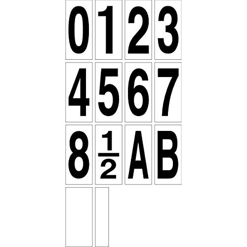 Progress Lighting P5970-FBK Address Numbers for P5968 Address Lights Full Blank, White - Thumbnail 2