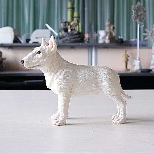 Ornements sculptures statue figurines Bull Terrier idée cadeau pour amoureux des chiens