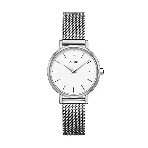 Montre CLUSE Boho Chic Petite montre bracelet blanc femme tendance