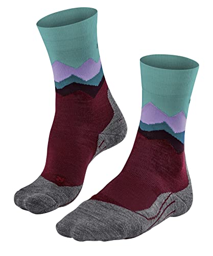 Image of FALKE Women's TK2 Explore Crest Hiking Socks, Quick Dry Merino Wool, 1 Pair