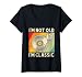 Womens I'm Not Old I'm Classic Vinyl Record Old Man Woman Birthday V-Neck T-Shirt