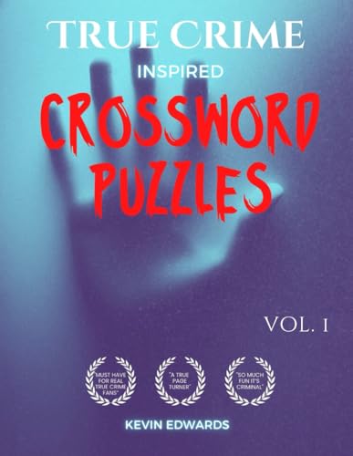 True Crime Inspired Crossword Puzzle Book for Adults