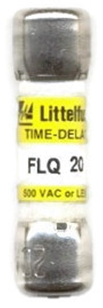Littlelfuse FLQ-20 (FLQ20), 20 Amp (20A) 500V, Slow Blow, Time
