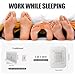 Niifawh 2 in 1 Foot Pads, Tear and Use Ginger Wormwood with Pure Natural Ginger Powder Bamboo Vinegar Wormwood, Bigger Adhesive ''Stay in Place'' All Night, 30 Pads