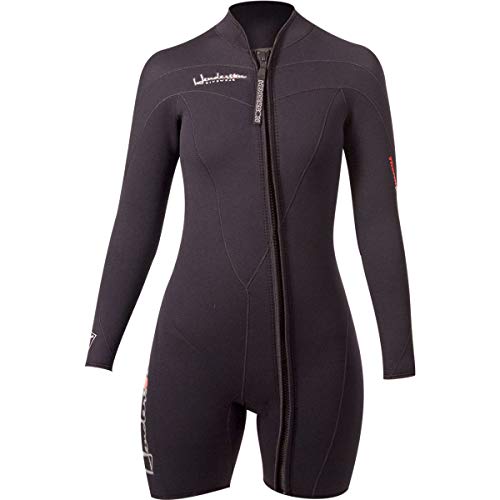 Henderson Woman Thermoprene Long Sleeve Shorty/Jacket (Front Zip) 3Mm Scuba Wetsuit-6 #TOP13