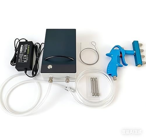 Electric Injector Meat Processor Electric Meat Saline Syringe Pump High Pressure Bacon Pump Gun with 316 Stainless Steel Needle (4 Needle Set)