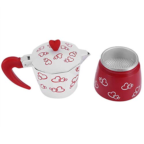 Image of Aluminum Durable Moka Pot| Portable Coffee Maker |Italian Espresso Coffee Machine or Percolator(Can Make 3 Cups)