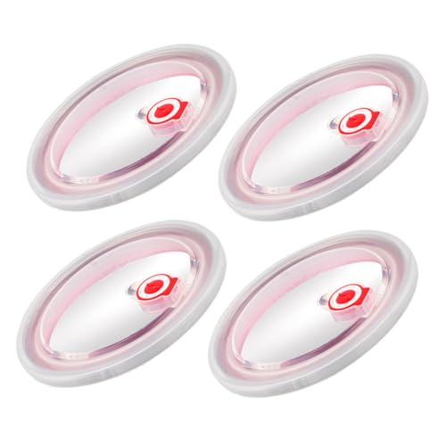 STOBAZA 4pcs Ice Cube Container Covers Sealing Ice Jug Lids for Bar Supplies Ice Holder Caps Reusable Ice Jug Covers Ice Storage Bucket Lid