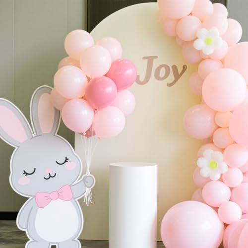 Image of MLMC Arch Backdrop Cover Set of 2 6+7.2FT Beige Fitted Spandex Backdrop Stand Cover Stretchy Round Top Chiara Arch Cover for Baby Shower Birthday Party Wedding Ceremony Photography Background Decor