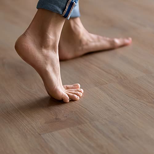 Image of NeuType Luxury Vinyl Flooring - Interlocking Planks for Easy DIY Installation - Wood-Grain Texture, 9 Per Box, 21.5 Sq. Feet, Moisture-Resistant for Every Room