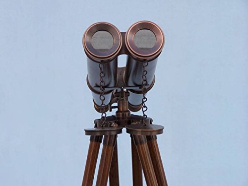 Binoculares de Pie Hampton Nautical 62" Bronce miniatura 7