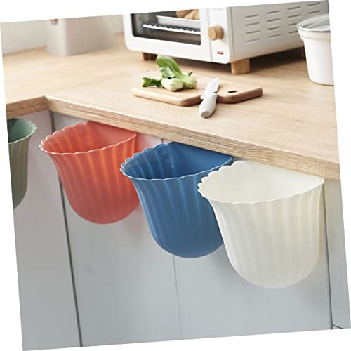 Basurero colgante de plástico resistente para cocina miniatura 6