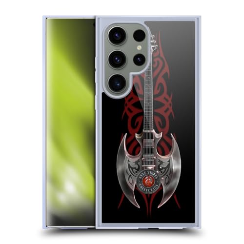 Coque Samsung S24 Ultra Antichoc Éviter Rayures Coque Gel MagSafe Guitare Tribal