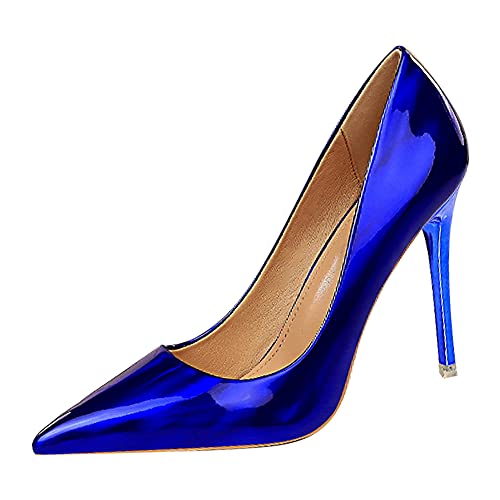 Runxingfu Frauen Spitze Zehe High Heels Schuhe - Damen Pumps Smart Büro Arbeit Gericht Schuhe Hochzeit Braut Stilett Elegant Cover