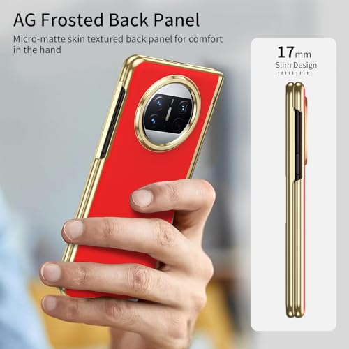 Coque Huawei Mate X3 rouge pliable style urbain
