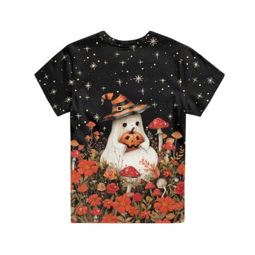 Image of Xhuibop Kids T Shirts for Boys Size 3-16 Girls Short Sleeve Sportswear Active Tops