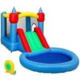 AIYAPLAY Castillo Hinchable con Soplador 4 en 1 Niños 415x205x190 cm