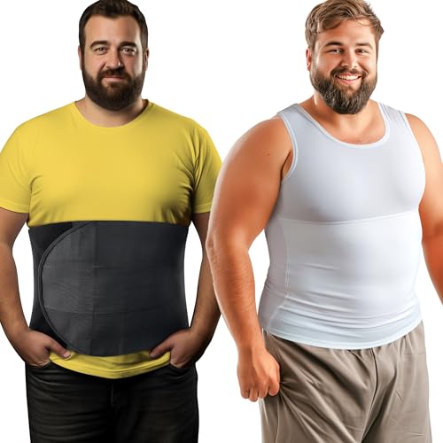 Faja Abdominal y Camiseta Compresiva para Hombre miniatura 1