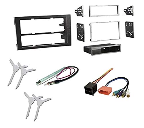 audi symphony adapter - Premium Car Stereo Install Dash Kit, Wire Harness, and Antenna Adapter for Installing an Aftermarket Radio for 2002 2003 2004 2005 Audi A4 w/Symphony System
