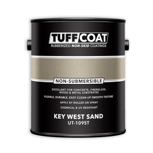 Tuff Coat UT-109ST Key West Sand: Smooth Texture, Non-Submersible, Water-Based,