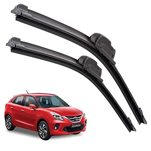 Image of Euro Care Windshield Car Wiper Blades Compatibility With Glanza (Model : 2018-2020) - Set of 2Pc (D-21,P-18)
