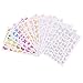 Lurrose 16 Feuilles Nail Art Décoration Papillons Nail Art Stickers Nail Ornement Nail
