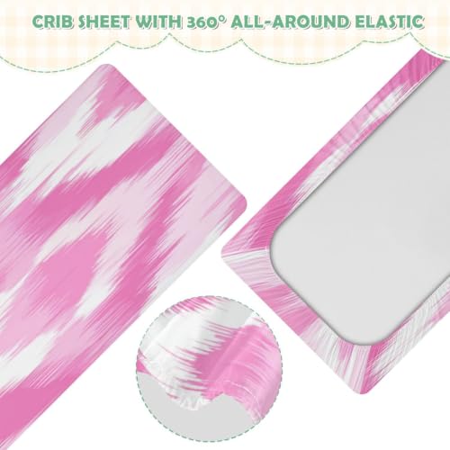 Drap imperméable berceau rose pour des nuits calmes et au sec