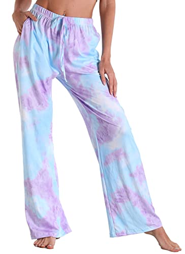 Image of X-Image Women Comfy Casual Pajama Pants with Pockets & Drawstring