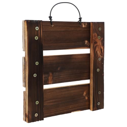 BESPORTBLE Hängendes Pflanzgefäß Aus Material Für Innenbereich Wandpflanzgefäß Vertikal Für Pflanzen Im Freien Hirschhornfarn Montagebrett Für Wohnzimmer Schlafzimmer Küche