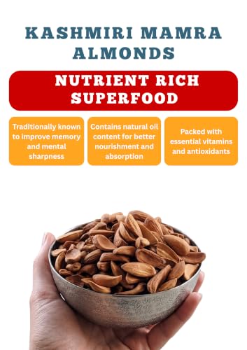 Image of Arctic Dryfruits Kashmiri Mamra Almonds (20g)| Badam Giri | Rich in Protein, Healthy Oils & Fats | No Additives or Preservatives | Natural Crunchy Dry Fruits