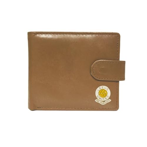 Knight Football Beige Leather Wallet Leeds