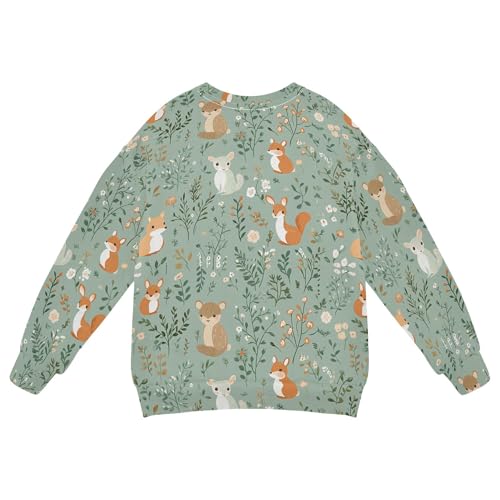 JUNZAN Cute Animals Little Kids Hoodie Sweatshirt Fleece Sweatshirt With Hoodie Sports 4T2