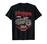 Vintage Since 1964 Birthday Gift Motorcycle Bike T-Shirt