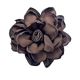 LJRPUPY Broche grande con diseño de rosas, broches de solapa, broches de flores, bodas, fiestas, bailes, banquetes, para mujer, accesorios de ropa, One Size, arte de tela, arte de tela