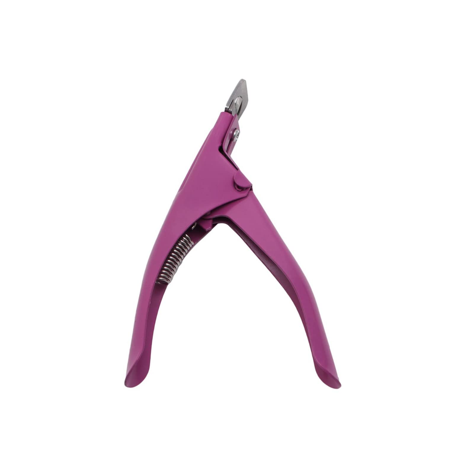 Nagelknipser, Acryl-Falschnägel, Tipps, Maniküre-Schneider, Nagelknipser-Werkzeug aus Edelstahl(Burgundy)